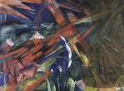 Franz Marc The fate of the animals France oil painting artist